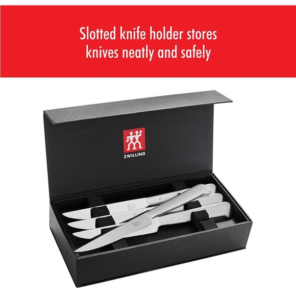 Porterhouse Razor-Sharp Steak Knife Set of 8 with Black Presentation Case - Picture 4 of 7